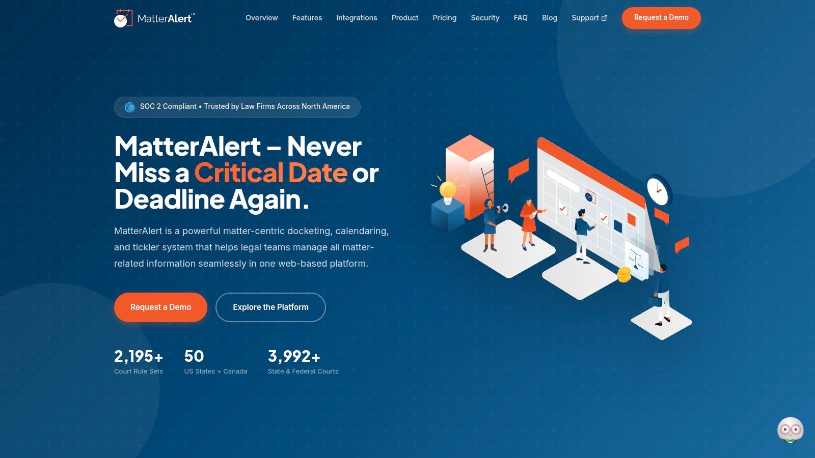 Screenshot from https://matteralert.com
